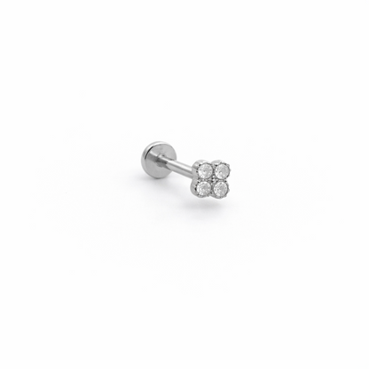 Piercing Mini Flor Dourado ou Prateado