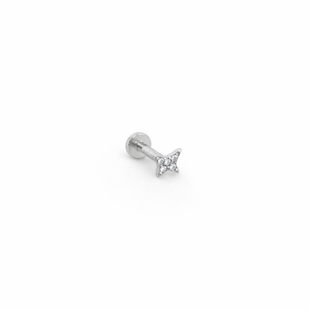 Piercing Mini Borboleta Dourado ou Prateado