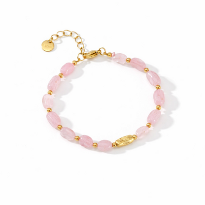Pulseira Pedras Coloridas Dourado