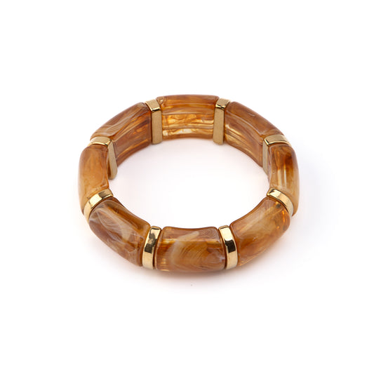 Pulseira Colorida Dourada