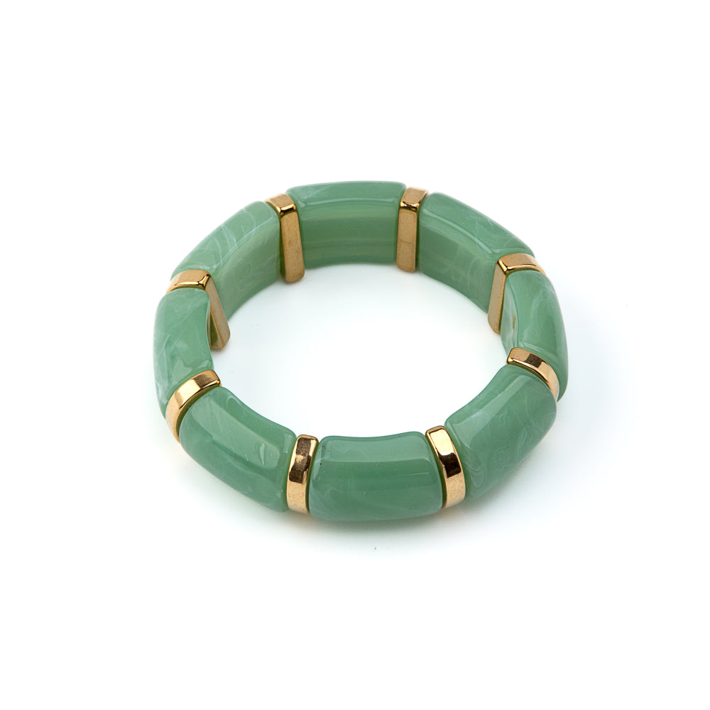 Pulseira Colorida Dourada