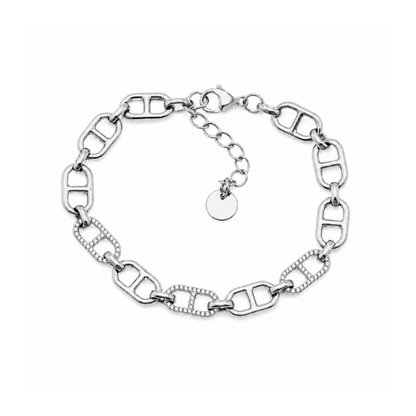 Pulseira Elos Pequenos Dourado ou Prateado