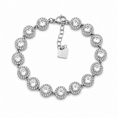Pulseira Brilhantes Dourado ou Prateado