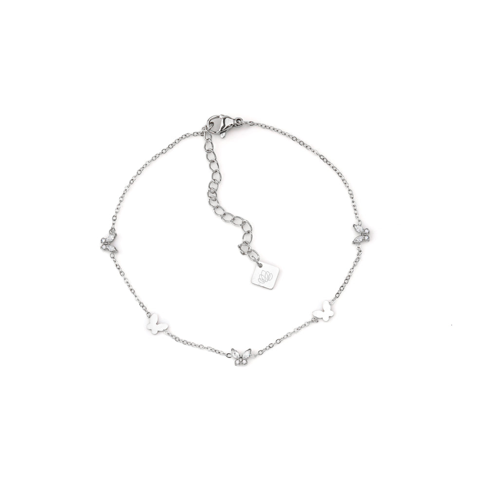 Pulseira de Pé Pendentes Dourado ou Prateado