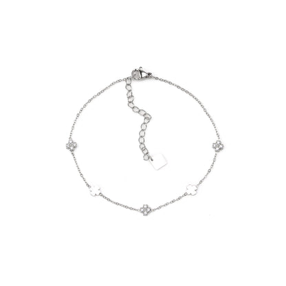 Pulseira de Pé Pendentes Dourado ou Prateado