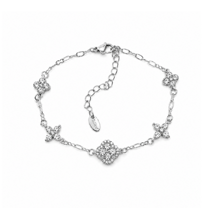 Pulseira Trevos Dourado ou Prateado