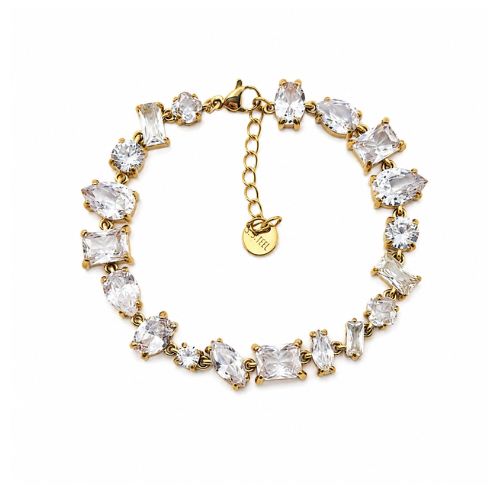 Pulseira Brilhantes Dourado ou Prateado