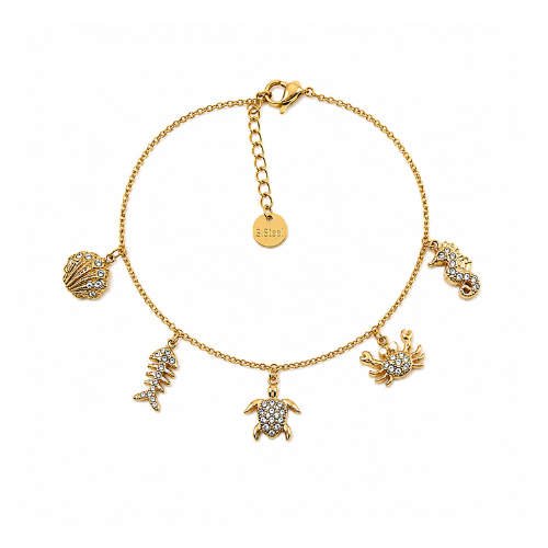 Pulseira Tartaruga Dourado