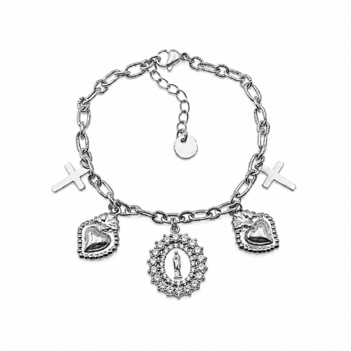 Pulseira Medalhas Dourado ou Prateado