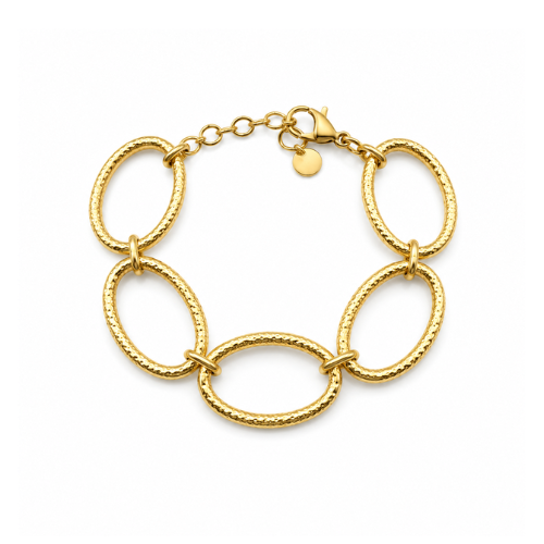 Pulseira Elos Maxi Dourado ou Prateado