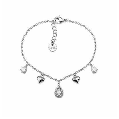Pulseira Gota Dourado ou Prateado