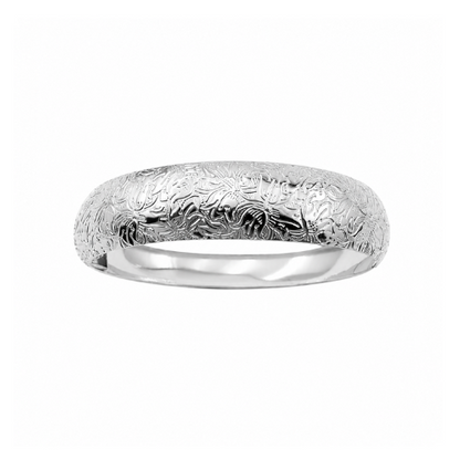 Pulseira Rija Trabalhada Dourada ou Prateado