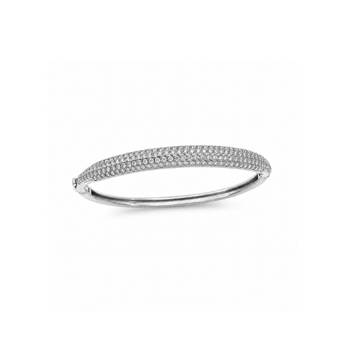 Pulseira Rígida Brilhantes Dourado ou Prateado