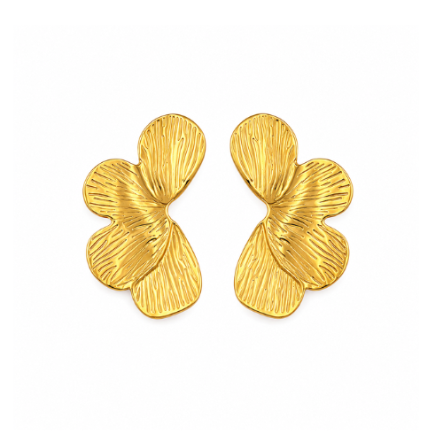 Brincos Flor Dourado ou Prateado