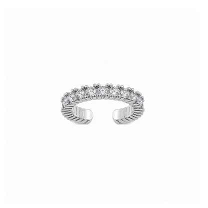 Earcuff Brilhantes Dourado ou Prateado
