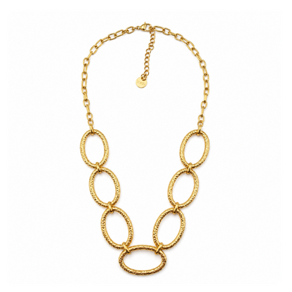 Colar Elos Maxi Dourado ou Prateado