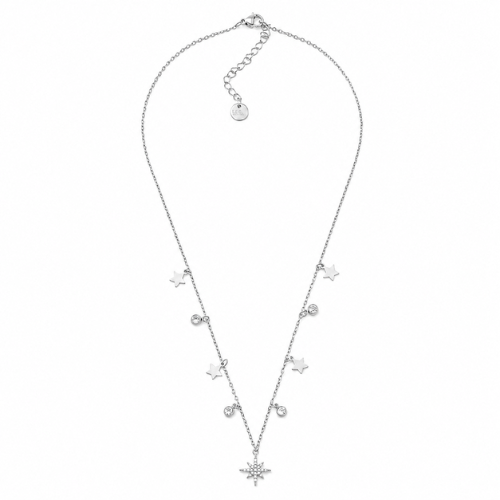 Colar Estrelas Brilhantes Dourado ou Prateado