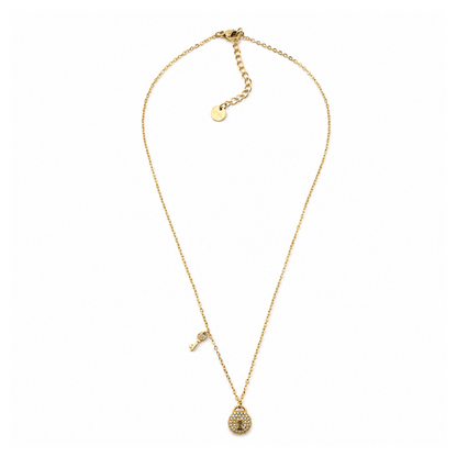 Colar Cadeados Dourado ou Prateado