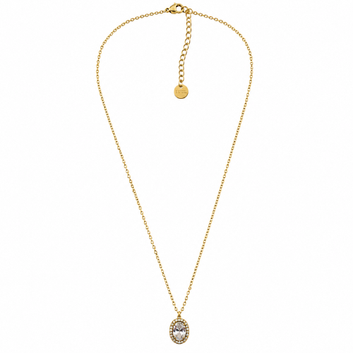 Colar Ponto de Luz Quadrado, Círculo ou Oval Dourado ou Prateado