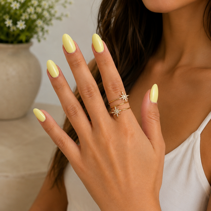 Anel Ajustável Espiral Dourado ou Prateado