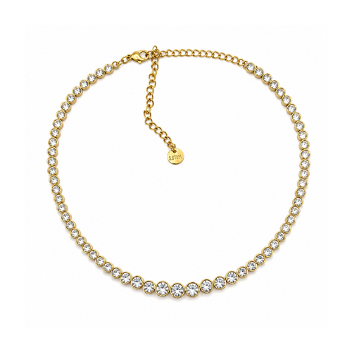 Colar Brilhantes Dourado ou Prateado