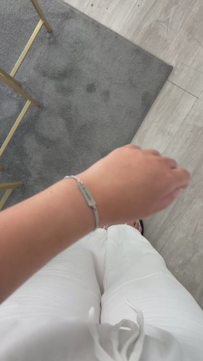Pulseira em Aço com Gravação a Laser Dourado ou Prateado